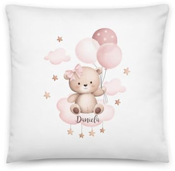 Kembilove Cojín Personalizado para Niña | Infantil para Guardería | Mimos | Cojines para Niñas