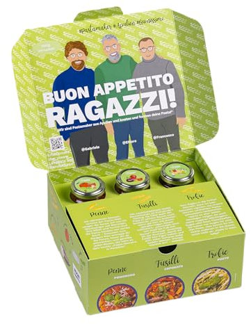 MangiaMarc – hochwertige italienische Pastabox I Traditionelle frische Pasta und regionale Soßen I Gesundes Fertigessen mit Nudeln I In nur 5 Minuten zubereitet mit der Pastabox Vegetario