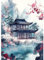 MXJSUA Peinture Diamant Adulte, Paysage Aquarelle 5D Diamond Painting Complet, Diamant Strass Point de Croix Cristal Painting, Diamant Kit Murale Décoration, 30x40 cm