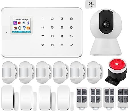 4G WIFI Security Protection Tuya APP Smart Home Alarms Anti Theft Security Alarm System Home Package
