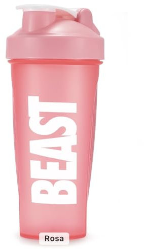 Generisch Proteinshaker, 600ml, auslaufsicher, frei von BPA (rosa)