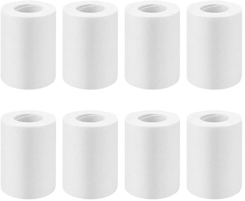 JINXIAN 8 Piezas Filtro Ducha 5.5 x 3.6 cm Filtros de Algodón Multicapa Filtro Ducha Antical Filtrar la Suciedad en El Agua Tros Sedimentos para Filtro Antical Ducha