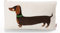 NICI Kissen Dackel 43x25cm - braun - Flauschiges Kuscheltierkissen für Jungen, Mädchen und Kuscheltierliebhaber, ideal für Zuhause, Kindergarten oder unterwegs - 61899