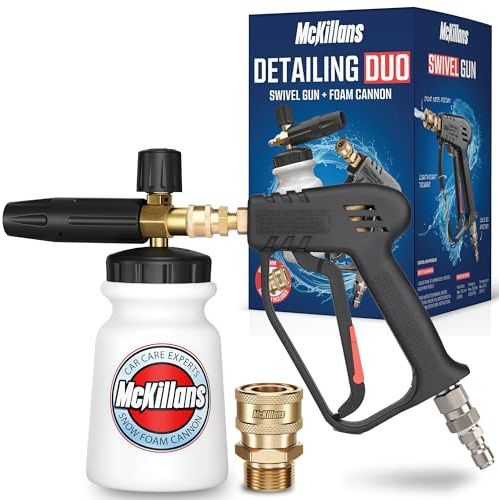 McKillans Duo: swivel gun and wide mouth foam cannon