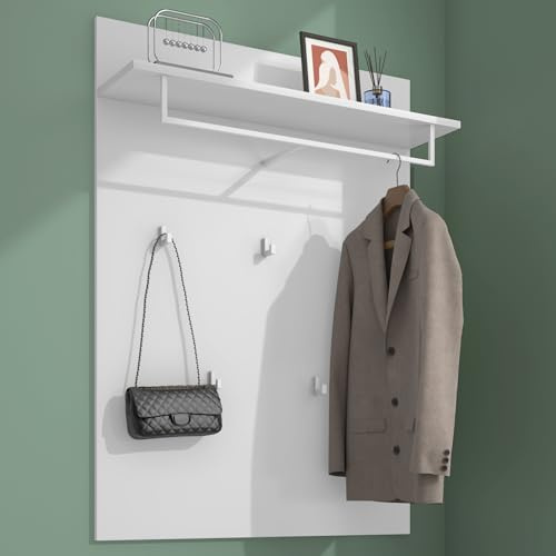 Mai & Mai Garderobenpaneel Wandgarderobe mit Ablage Kleiderstange