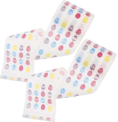 SOIMISS 2 Rollen Bedrucktes Toilettenpapier mit Frühlings-eier Motiv Dekorativ und Praktisch aus Weichem Zellstoff für Täglichen Gebrauch und Reisen