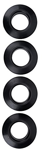 Kajak Paddel Tropfringe, 4 Stücke Durable Praktische Gummi Tropfringe für Kajak Kanu Rafting Paddel Welle