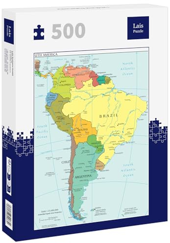 Lais Puzzle Map of South America 500 pieces