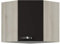 OPTIFIT Kult Küchen-Eck-Hängeschrank »Faro«, grau anthrazit, Breite 60 x 60 cm, OED606-9+KUFR