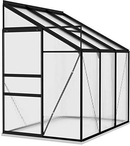 vidaXL Serre en Aluminium Gris Anthracite 3,97 m³
