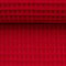 MAGAM-Stoffe Ella Waffel Stoff 100% Baumwollstoff Oeko-Tex Meterware 50cm (11. Rot)