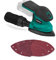 VONROC Ponceuse delta multifonction sans fil 20V – Sans batterie, ni chargeur – 6 feuilles abrasives incluses - Sac de récupération de poussière - Sac de rangement