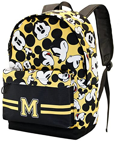 Mochila Yellow Mickey Disney 42cm