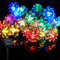 Micacorn Solar LED Lichterkette Garten, Wasserdichte Lotus Lichterkette 7 Meter 8 Modi 50 LED Lotus Solar Lichterkette für Außen Hochzeits Terrassen Party Weihnachten Dekoration