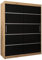 MEBLE KRYSPOL Schwebetürenschrank Verona 1 150 cm Kleiderschrank mit Kleiderstange und Einlegeboden Schlafzimmer- Wohnzimmerschrank Schiebetüren Modern Design (Schubladen: 0, Artisan Eiche + Schwarz)