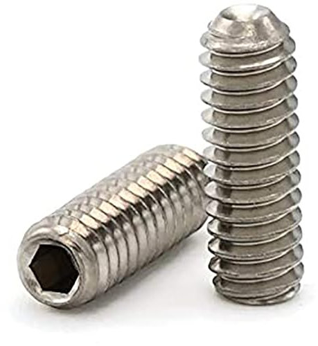 RS PRO Madenschraube, 1/4-20Zoll x 3/8Zoll, Stahl Mild Steel Innensechskant, Packung a 100 Stück