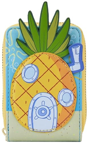 Loungefly Geldbörse Spongebob Schwammkopf Ananas Haus Akkordeon Offizielle Einheitsgröße