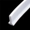 HEIBTENY 100-300CM Schwallschutzleiste Dusche,Duschdichtung,Wasserstopper Dusche,Gummi-Silikon-Duschbarriere Wasserstopper Badezimmer Wasserdichter Streifen