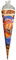 Schultüte - Größe frei wählbar - 85 cm - 3D Glitter Effekt - 6 eckig - Wikinger Seefahrer - Zuckertüte - Tüllabschluß - Piraten Schatzsuche
