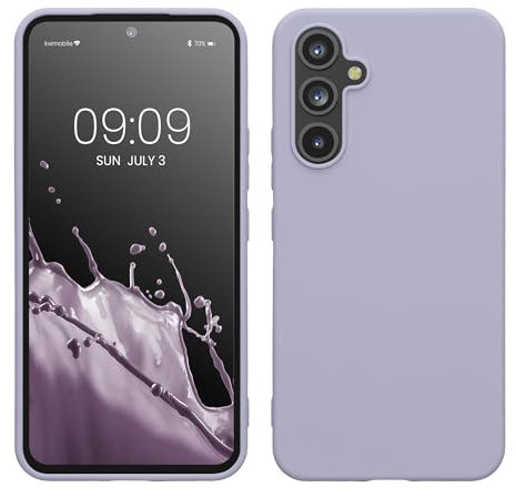 kwmobile Hülle kompatibel mit Samsung Galaxy A54 5G Hülle - TPU Silikon Handyhülle - Schutzhülle stoßabsorbierend flexibel - Case in Pastell Lavendel