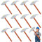 Deekin 12 Pcs Inflatable Pickaxe Toys 32 Inch Pick Axe Inflate Wood and Silver Color Fake Prop Axe Inflatable Pick Axe Prop for Costume Accessories Birthday Party Favor Supplies
