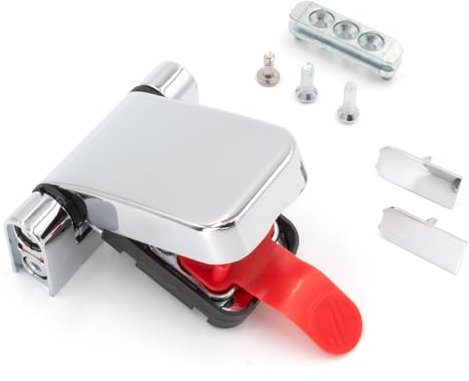 Mila ProSecure uPVC Door Flag Hinge (Single) - 22mm, Chrome