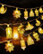 Ramadan Lichterkette, Ramadan Dekorationen Eid Al Adha-Lichterkette, 1.5m 10 LEDs Fairy Lights Mond-Stern-Laternenlampe Mubarak-Lichterkette Ramadan Dekoration für Zuhause Raum-Außendekoration Party