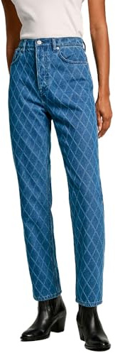 Pepe Jeans Damen Straight Uhw Diamond Jeans