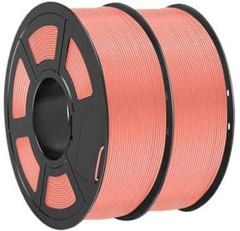 3D-Drucker-Filament 2Roll PLA Meta 3D Filament 3D-Druckerfilamente 2kg 1,75MM Bessere Mobilität Bessere Zähigkeit Warme Farbe(PLA-Meta Pink 2kg)