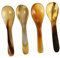 Cabilock 16 Stk Kaffeelöffel aus Horn Kuchenlöffel einzigartige Kaffeekugeln ice cream scoop kaffelöffel besteck kochlöffel Dessertlöffel Suppenlöffel Salat Reislöffel Eierlöffel Perlmutt