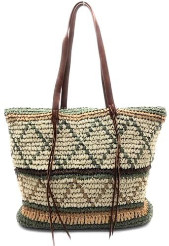 Bolso Mujer Verano de Rafia para Playa ó Paseo