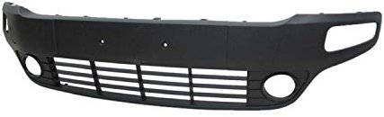 Ras Ricambi Auto Store Griglia Paraurti Nera Goffrata Con Tappo Coprigancio E Sede Per Fendinebbia compatibilIe con Fiat Punto Evo Dal 10-2009