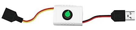Hxyxbnhno USB LED Knob Dimmer DC5V Ribbon Brightness Adjustable Switches Controller Connector for LED Strip Lights USB Fan