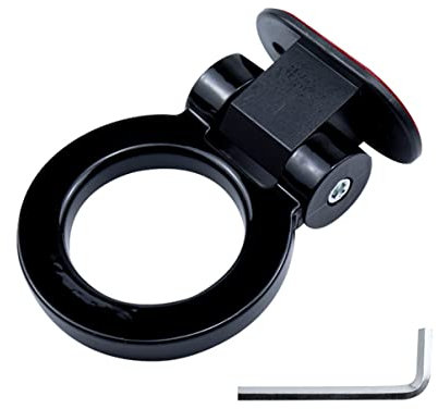 PAMINGONO Auto Anhängerabschlepphaken Aufkleber Simulation Styling Dekor Außenaufkleber Schmücken Fürs Auto Abs Material Verschleißfest