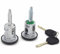 Generico Serratura Porta Anteriore Destra YC15V220K51AA 4060638 Serratura Porta Anteriore Sinistra YC15-V220K51BA 4060639, per Ford, per Transit MK7 MK6 Cilindro Serratura Porta Automatica
