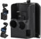 Mapille Supporto magnetico per DJI Osmo Pocket 3, Regolabile a 180°Adattatore di espansione per accessori Pocket 3, Base di montaggio magnetica per desktop, superficie verticale, Nero
