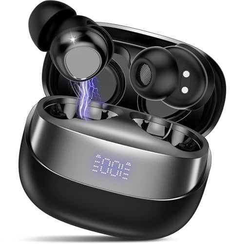 DUSONLAP Bluetooth Kopfhörer, 2025 Mini In Ear Kopfhörer Kabellos Bluetooth 5.4 HiFi Immersiv Sound