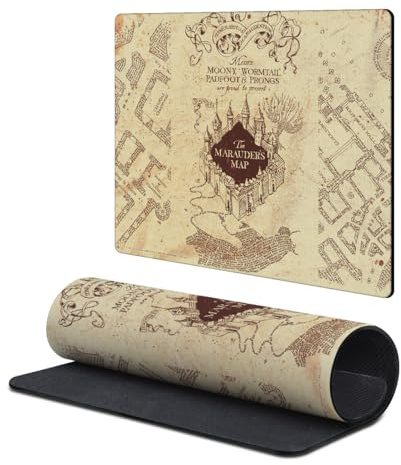Head Case Designs Officially Licensed Harry Potter The Marauder's Map Graphics 9.84 x 11.81 x 0.12 inches (250 x 300 mm) - S Gaming Office Desk PC Keyboard Mouse Mat Pad