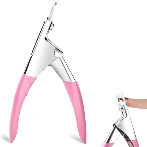 YUVKIN 1 pcs Professionelle Nagelknipser Trimmer Maniküre Tip Cutter für künstliche Nägel, Acrylnägel, Gelnägel, Falsche Nägel
