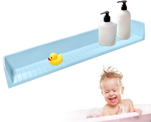 Spritzschutz für die Badewanne,Silikon Schutz Badezimmer Zubehör - Badewannen Spritzschutz | Für Waschtisch Dusche Waschbecken Tresen Schreibtisch Ecke Und Kinder