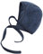 Engel Natur Baby Häubchen, Fleece, 100% Wolle, 4 Farben (62/68, Blau Melange)