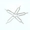 Etech Collection SIM-Karte Tablett Entferner Eject Pin Schlüssel Werkzeug für iPhone iPad Samsung Galaxy Smart Phone/Tablet und mehr (Silber), 2 Pack