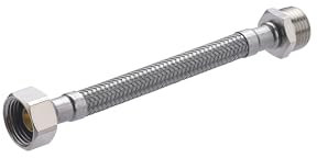 Flexible inox mâle - femelle 15x21 passage intérieur 8 mm - longueur 15cm NOYON & THIEBAULT