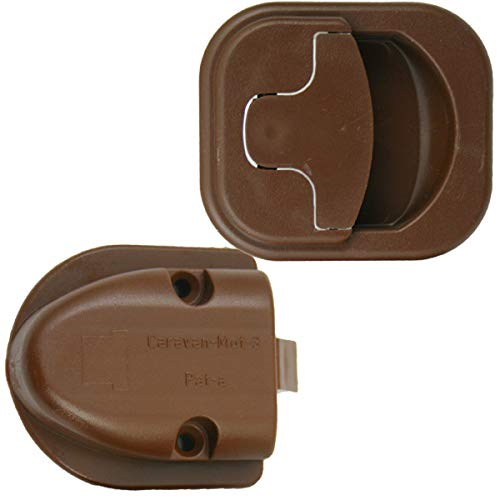 Serratura per porta, armadio, maniglia per bagno, roulotte, caravan, caravan, Hymer marrone