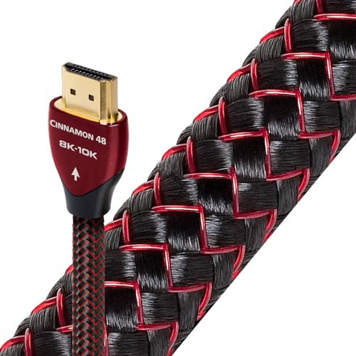 AudioQuest Cinnamon 48 2.1 HDMI Cable - 8K/10K Ultra HD, Gaming, High-Speed, 48Gbps, HDR, eARC - 3m
