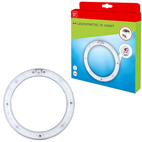 SWISSINNO Ersatzröhre T6 15 Watt LED für Inseketenfänger 15 Watt LED | Ersatz für Professionelle Insektenfänger LED 15 Watt | 1 Stück