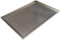 Teglia professionale in alluminio microforata 60 x 40 bordo di piega dritto h. 2cm