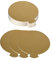 JIHUOO 100 Pcs Mini Round Cake Base Boards Mousse Cardboard Dissert Board Cake Paper Plates for Wedding Parties