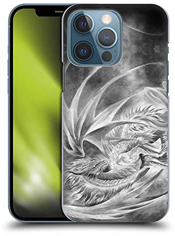 Head Case Designs Officially Licensed Ruth Thompson Silver Ice Dragons Hard Back Case Compatible With Apple iPhone 13 Pro
