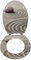 Novelty 3D Designs Toilet Seat MDF Wooden WC Loo Toilet Seat 18 with Strong Metal Hinges (Pebble Sand Design)